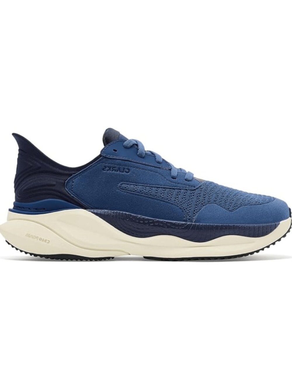 Clarks Pace Men's Podiatrist Approved Walking Shoes - Blue